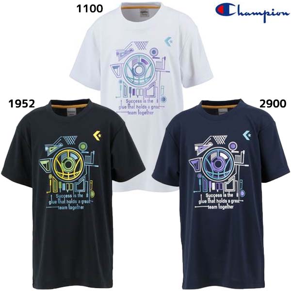 【ネコポス送料無料】バスケ Tシャツ ジュニア ミニバス 半袖 コンバース バスケットボール ミニバスケ 子ども トップス 男の子 CB422352