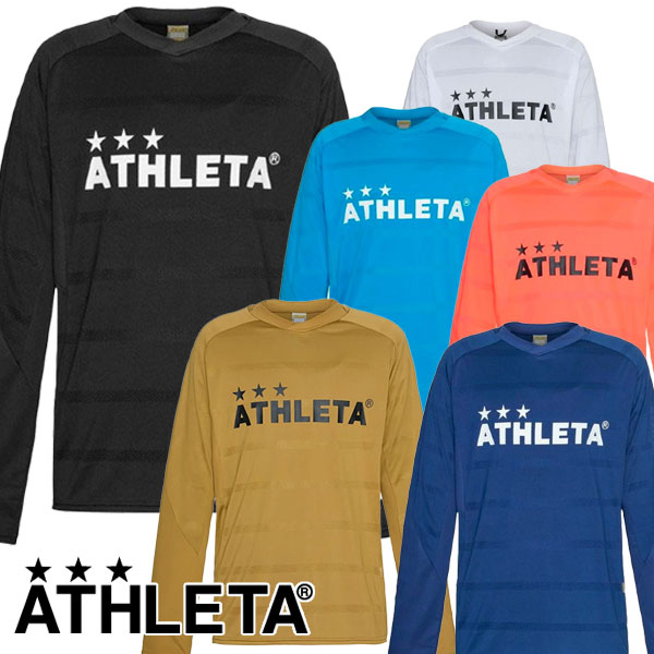 【ネコポス送料無料】 アスレタ ATHLETA プラクティスシャツ 2F 長袖 02370 サッカー フットサル プラシャツ ロンT メンズ