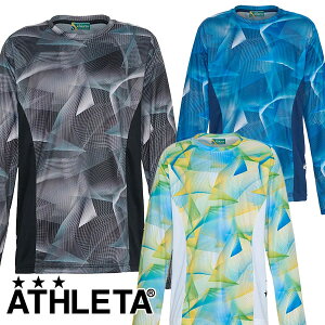 【ネコポス送料無料】 アスレタ ATHLETA グラフィック ロンT 長袖 プラクティスシャツ 02371 サッカー フットサル プラシャツ メンズ