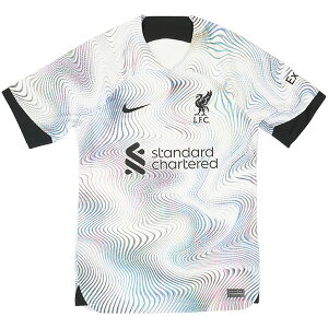 リバプール LFC 2022-23 アウェイ レプリカユニフォーム DN2715-101 サッカー 半袖 ホワイト ブラック ナイキ NIKE