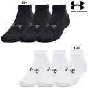 UNDER ARMOUR UAエッセンシャル ローカット ソックス1365745 抗菌防臭 3足セット 3P