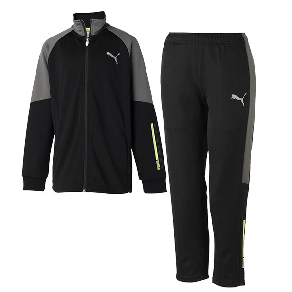 ウエア プーマ puma ジュニア ACTIVE SPORTS トレーニングウェア 上下セット 671898/671899 サッカー フットサル ジャージ ジャケット ロングパンツ 子供用