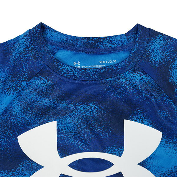 【ネコポス送料無料】 アンダーアーマー UNDER ARMOUR ジュニア UAテック ショートスリーブTシャツ ビッグロゴ 1363278 サッカー フットサル プラシャツ 子供用 3