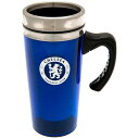 チェルシー ハンドル トラベル マグ 450ml CHE-H-TRAVEL-MUG サッカー ステンレス サポーターグッズ プレゼント ブルー