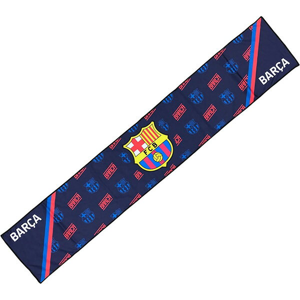 バルセロナ オフィシャル FCB クールタオル ボトル付き BCN53342 サッカー サポーターグッズ 熱中症対策 110×20cm