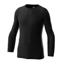 【ネコポス送料無料】+7度 ヒュンメル hummel SMARTBLACK ジュニア 丸首 裏起毛 インナーシャツ HJP5158C サッカー フットサル 長袖...