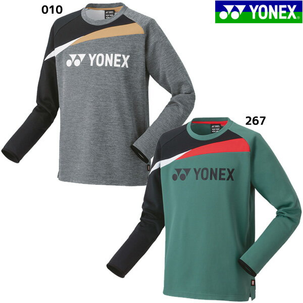 ヨネックス YONEX テニス バドミントン ウォームアップシャツ 31051 ライトトレーナー 長袖