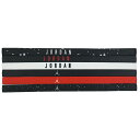 【ネコポス送料無料】 ジョーダン JORDAN エラスティック ヘッドバンド 6本セット JD2012-091 サッカー フットサル ロゴ入り シリコングリップ