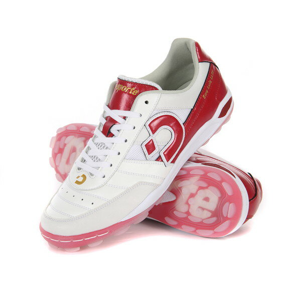 サンルイスLL TF LTD デスポルチ desporte DS-2046-PWHT-DRED P-WHT D-RED フットサルシューズ 屋外用