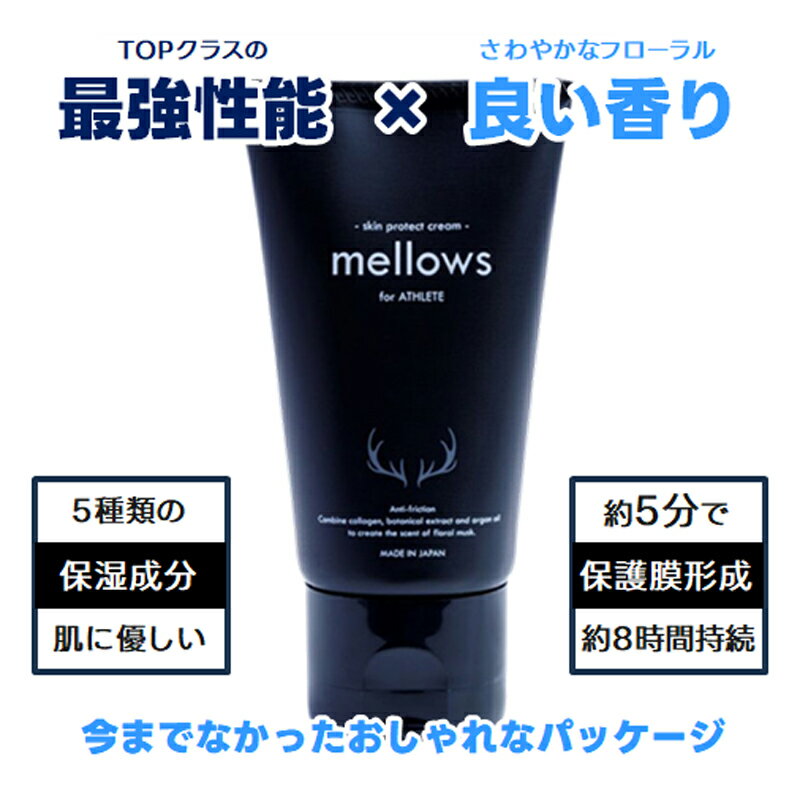 スポーツ 皮膚 保護クリーム mellows EC-A075 アールズコート Earls Court サッカー マラソン スポーツ ランニング 靴擦れ 乳首ずれ マメ防止