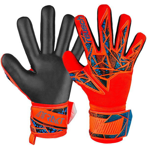 ロイシュ reusch アトラクト シルバー NC 5460255-2211 サッカー GKグローブ ハイパーオレンジ