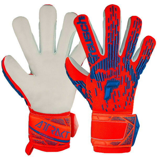 ロイシュ reusch アトラクト フリーゲル シルバー ジュニア 5462235-2210 サッカー GKグローブ ハイパーオレンジ