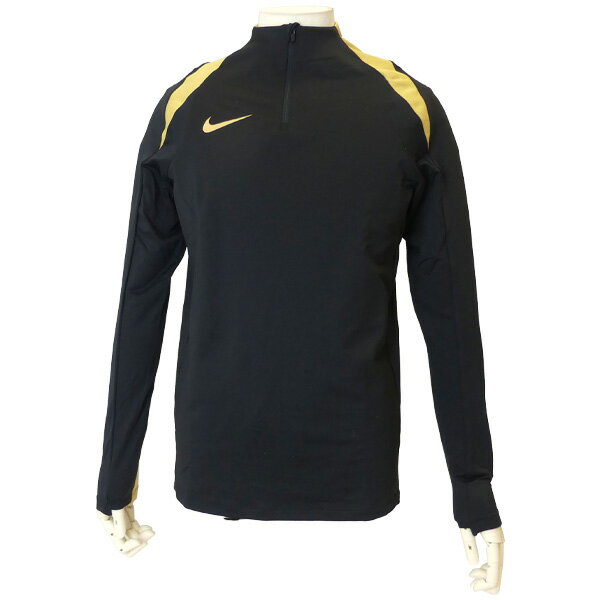 ナイキ NIKE ストライク L/S ドリルトップ FN2404-011 サッカー フットサル トレーニングトップ ハーフジップ 練習着 ブラック