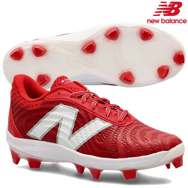 スパイク ニューバランス New Balance ヒューエルセル FUELCELL 4040 V7 TPU 野球ポイントスパイク 2E相当 レッド PL4040R72E