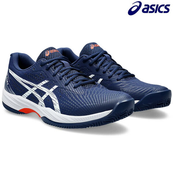 アシックス asics メンズ テニスシューズ オムニ クレー 砂用 GEL-GAME 9 CLAY/OC ゲルゲーム 9 CLAY/OC 1041A358-400 ネイビー