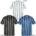 【ネコポス送料無料】 アスレタ ATHLETA ジュニア ストライププラシャツ 02408J サッカー フットサル プラシャツ Tシャツ 半袖 練習着 子供用