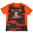 ACミラン ジュニア ACM 2024-25 Prematch SS ジャージ 777718-01 サッカー レプリカ プラシャツ フォーオールタイムレッド 子...