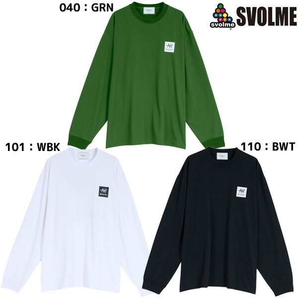 【ネコポス送料無料】スボルメ SVOLME ロングTシャツ NTクールロゴロングTシャツ 824128810 接触冷感 吸汗速乾 UVカット