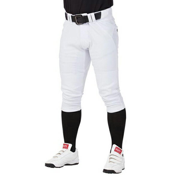 野球 ユニフォームパンツ【ブランド】ローリングス Rawlings【カラー】ポリエステル94％、ポリウレタン6％【素材】W：ホワイトさらに進化した異次元設計が、全ての動きを加速する。8方向に伸びる！股下のマチが足の動きをスムーズに！新パターンで作成した股下のマチにより、バランス・スピード、共にベストを発揮しやすい状態で突っ張りにくい。・ストレッチ、防汚加工、吸汗速乾、快適な着心地激しい動きをサポートする、充実機能!!投、捕、打、走　野球の基本姿勢から最大のパフォーマンスを発揮させる為、より身体にフィットさせる立体的なエルゴカットを採用。腰のホールドを高める!!65mmのシリコンゴム付きのマーベルト素材特性による伸縮性UPで、強度を保持しながら多方向に伸びて動きをサポート。