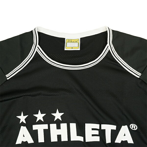 【ネコポス送料無料】 アスレタ ATHLETA プラクティスシャツ 2S 02366 サッカー フットサル プラシャツ 半袖 練習着 ボーダー メンズ 3