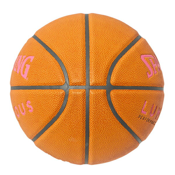スポルディング SPALDING バスケットボール ルミナス コンポジット ブラウン×ピンク 5号球 77-896J