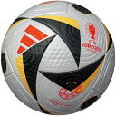 アディダス adidas フースバルリーベ フィナーレ プロ AF590F サッカーボール UEFA EURO2024 決勝・準決勝 公式試合球 シルバー