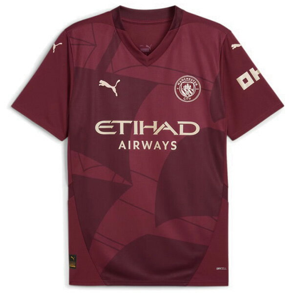 マンチェスターシティ MCFC 2024-25 レプリカ 3rd ユニフォーム 775201-03 サッカー ダークジャスパー 半袖 プーマ PUMA