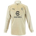ACミラン ACM 2024-25 プレマッチ 1/4 ジップ トップス 777714-19 サッカー レプリカ トレーニングウェア ベージュ プーマ PUMA(4)