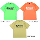 【ネコポス送料無料】 スパッツィオ SPAZIO ジュニア 全胸ロゴ プラシャツ GE0782-28 サッカー フットサル 半袖 プラクティスシャツ 練習着 子...