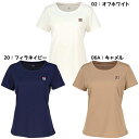 フィラ FILA レディース テニスウェア シャツ VL2953 バックプリントTシャツ グラフィック 半袖