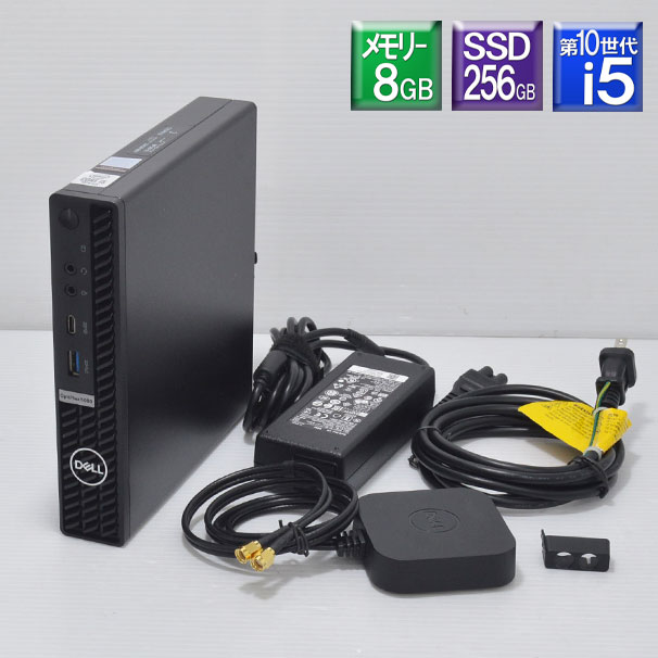 ɹ ®SSDWin11󥹥ȡšDELL Optiplex 5080 MicroCore i5 10500T 2.3GHz 8GBSSD256GB(NVMe) + HDD500GBWi-Fi6 Win11Prosmtb-kۡky