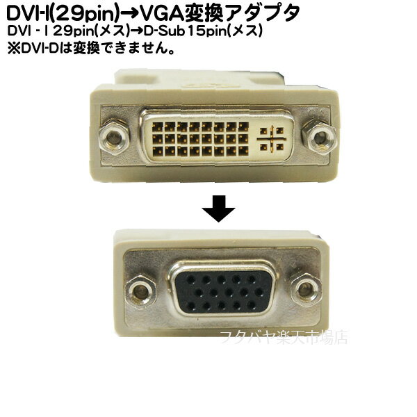 DVI-ID-Sub15pinѴץ DVI-I(29pin:Dual Link:᥹)D-Sub15pin(᥹) COMON () 29F15F DVI-Iǥ뢪VGAʥѴ ROHSб