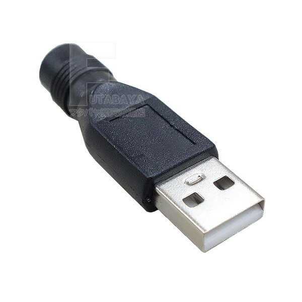 USB2.0A端子→DC端子電力供給アダプタ 電力入り端子 USB2.0A(オス) 電力出端子 外径4.0mm 内径1.7mm(メス) センタープラス 電力上限 5v2A以内用 COMON 4017-2A