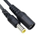 外径5.5mm 中心ピン 延長ケーブル 1m 外径5.5mm 中心ピン 1mm (オス)-外径5.5mm 中心ピン穴 1mm (メス) 電力供給ケーブル 全長 約1m 22AWG UL 最大電力 24V 3Aまで対応 COMON 5533-10E(2)