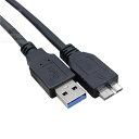 MicroUSB3.0-USB3.0接続ケーブル USB3.0 Aタイプ(オス)-MicroUSB3 ...