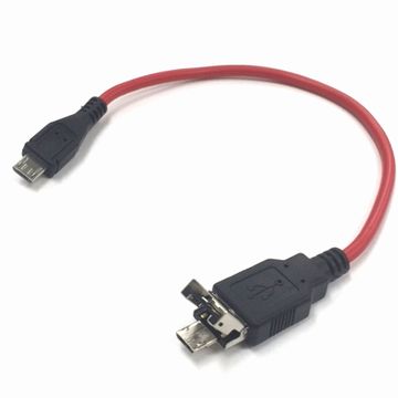 ComboUSB-MicroB֥ SSA SU2-MC15R-J USB2.0A¦MicroBزǽ USB2.0 A()-Micro-B(᥹)MicroB()-MicroB()OTGزǽ Ĺ:15cm ֥뿧:å