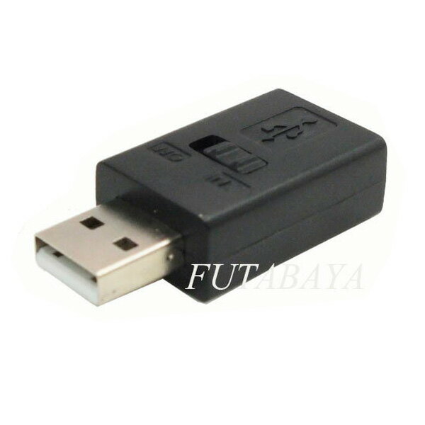 ON-OFFスイッチ付 USB 2.0変換アダプタ USB Aタイプ(オス)-USB Aタイプ(メス) USB2.0変換アダプタ ON-OFFスイッチ付 …