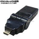 HDMI→MicroHDMI変換 180度回転アダプタ ●HDMI(メス)→MicroHDMI(オス) ●上下180度・左右180度回転式 ●HDMI Ver1.4 ●SSA SMCHM-HDAFL3D