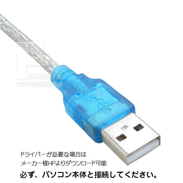 USB→RS232C 9pin変換ケーブル USB2.0 A(オス)→シリアル9pin(オス) RS-232C 9ピン端子 対応OS Win11/Win10(32bit・64bit) 周辺機器接続 SSA SU2-RS232C 2