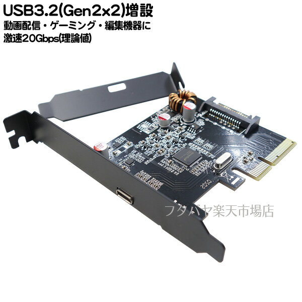 USB3.2(Gen2x2) 増設ボード データ転送