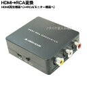 HDMI出力機器の映像をコンポジット接続に変換 GREEN HOUSE GH-HCVA-RCA ●HDMI-コンポジットコンバーター ●小型 軽量 ●フルHD 1080p対応 ●HDMIデータをアナログ端子へ変換 ●PAL NTSC対応