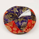 リン布団 金蘭 紫×赤 3号 巾約10.5cm×高約4cm