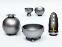 モダン仏具 シンフォニー 五具足 灰紫色