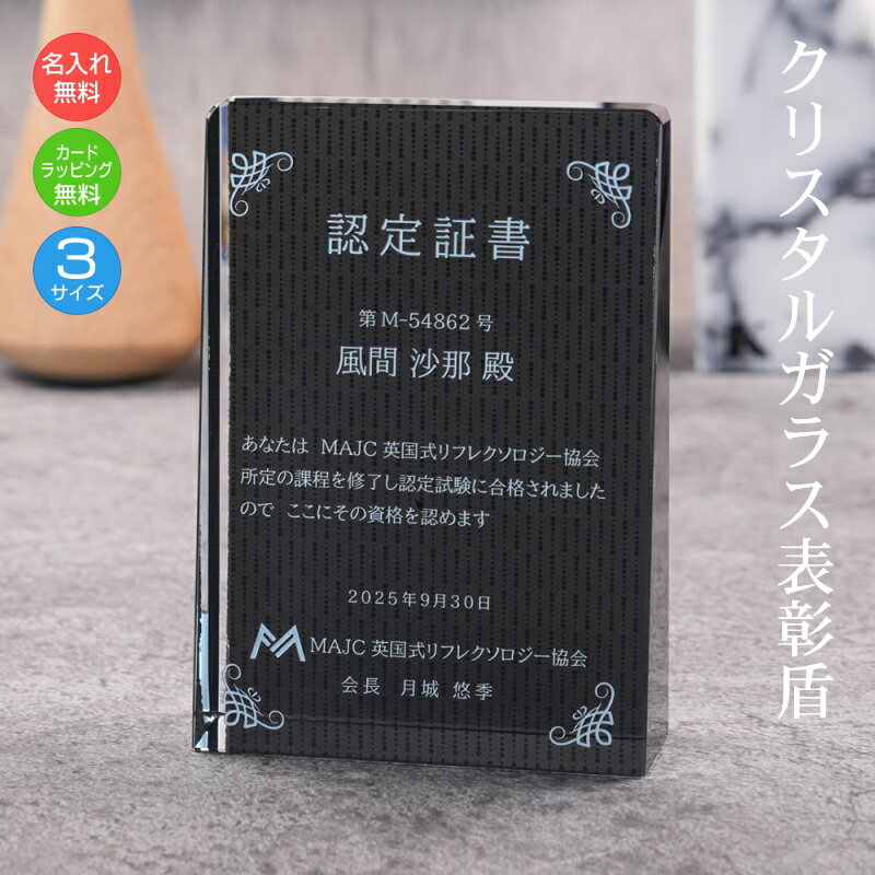 乐天商城 - 名入れ クリスタル 表彰盾 ブラック 黒 表彰状 記念品 社内表彰 取引先表彰 代理店表彰 優秀賞 コンペ コンクール 発表会 表彰楯 イベント 退職祝い 還暦祝い dpb-17