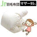 ジュニア用 羽毛布団 ポーランド産マザーグース95% 0.8kg 1.0kg 140×190cm シングルショート コンパクトサイズ ジュニアサイズ DP440以上 セミシングル ムレにくい ジュニア布団 子供部屋 キッズ 二段ベッド セール 子ども ジュニア用 冬 掛け布団 側生地 綿100%