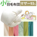 カバー付き!介護用サイズ 小さい 羽毛布団 ポーランド産マザーグース93% 0.8kg 1.0kg 140×190cm シングルショート コンパクト ショートサ...