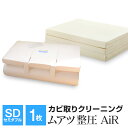 ムアツ布団 クリーニング カビ取り セミダブル 1枚 整圧敷布団 エアー トゥルースリーパー 布団丸洗い プレミアムコース 大型宅配便