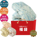 【訳あり 福袋 色柄お任せ】羽毛布団セット シングル ポーラ...