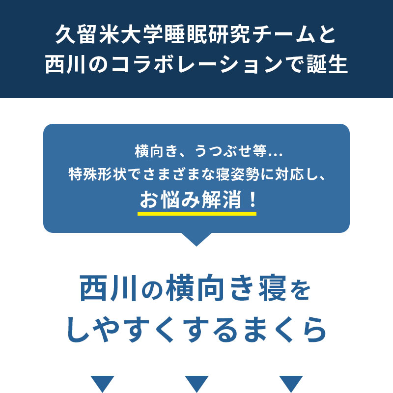 当店限定販売【横向き枕 日本製 西川】送料無料 西川 横向き寝がしやすい枕 横寝上手枕 グースリーパー うつ伏せ寝に、抱き枕としても パイプ＆わた いびき 国産 枕 洗える まくら バレンタイン ギフト 寝返り 高さ調節 横向き寝用枕 nishikawa【あす楽対応】格安通販　バレンタイン　人気　ランキング