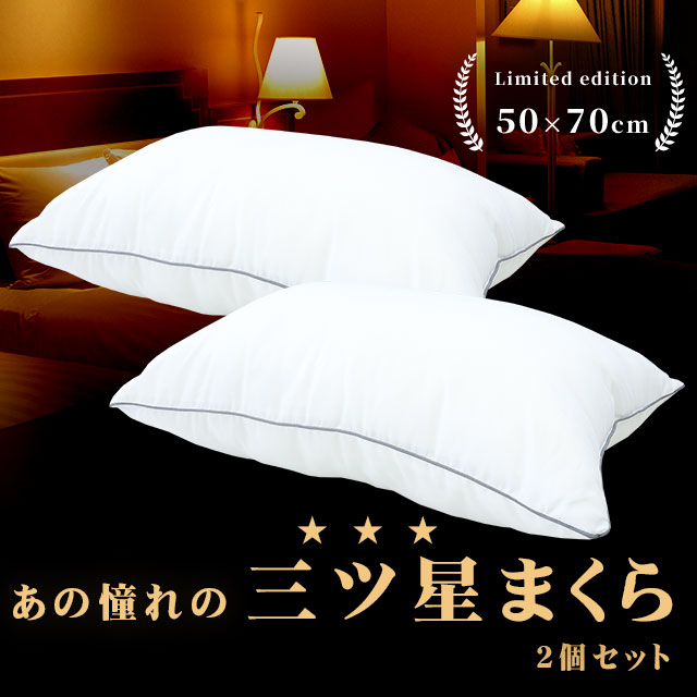 【母の日早割クーポン】【当店限定商品】【お得な2個組】2層式 西川 洗える リッチなホテル仕様枕 50×70cm 昭和西川 ホテルモードまくら GP-2211 側地 ポリジン 抗菌防臭 マイクロわた 2個セット 寝返り 横向き 肩こり 洗濯機 いびき 頭痛 マシュマロ【あす楽対応】2枚組のサムネイル